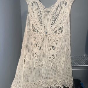 POL Crochet Butterfly Design Top